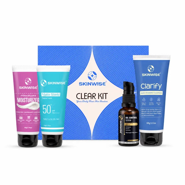 CLEAR LOGIC KIT — four products and branded box