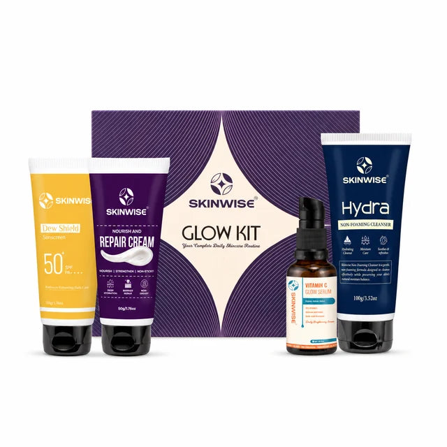 GLOW LOGIC KIT — four products and branded box